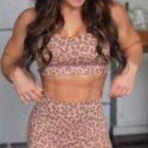 Bombshell Sportswear Leopard Print Sports Bra